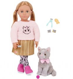 JC23 POUPÉE OG PET COLLECTION - MELENA ET SON CHAT
